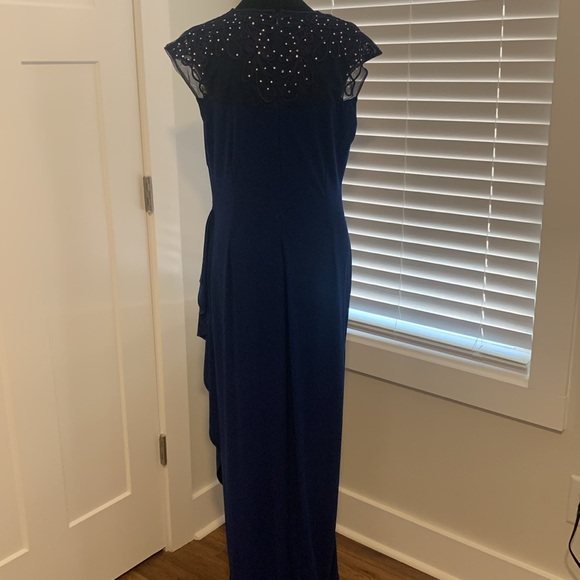 Alex evenings royal blue evening gown - Picture 2 of 8